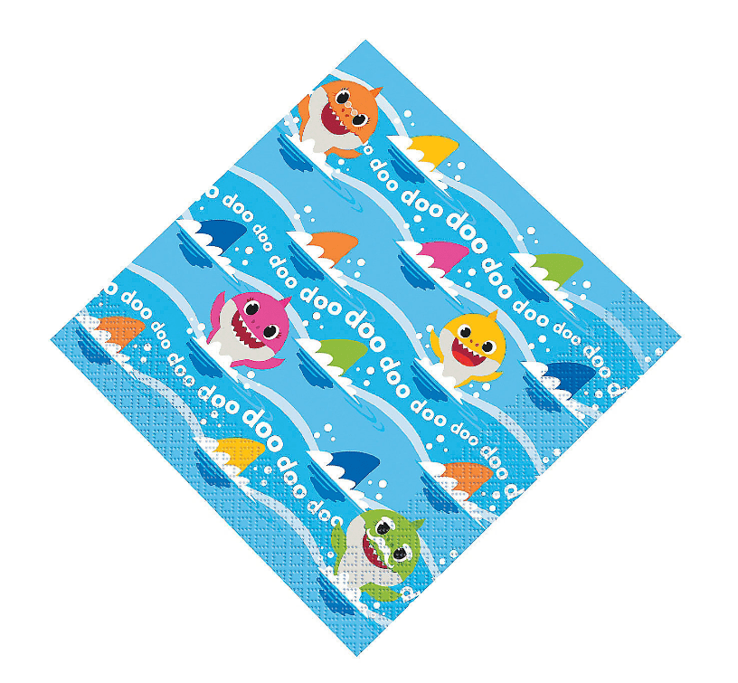 Baby Shark Luncheon Napkins