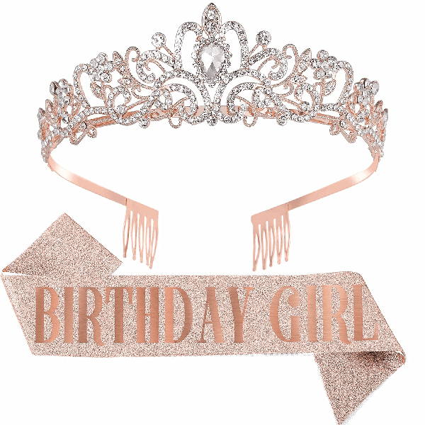 Birthday Girl Sash and Tiara for Women