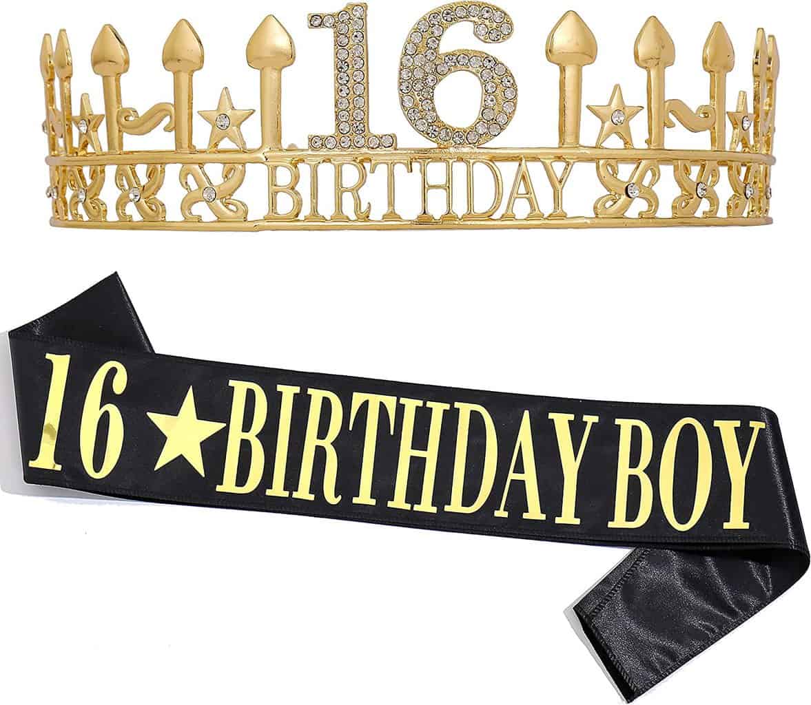 Boy 16th Birthday Sash