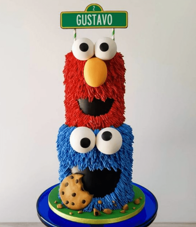 Elmo Cake 