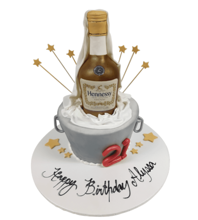 Star Hennessy Cake 