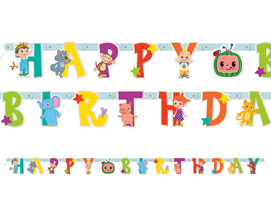 Cocomelon Birthday Banner