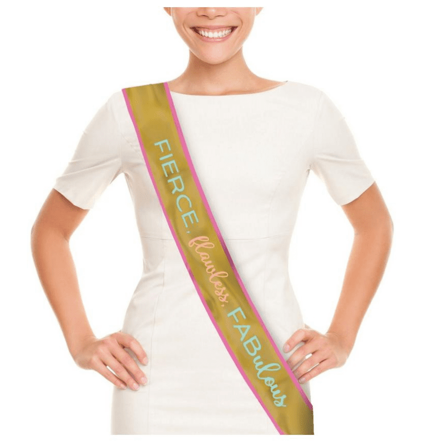 Fierce Birthday Sash