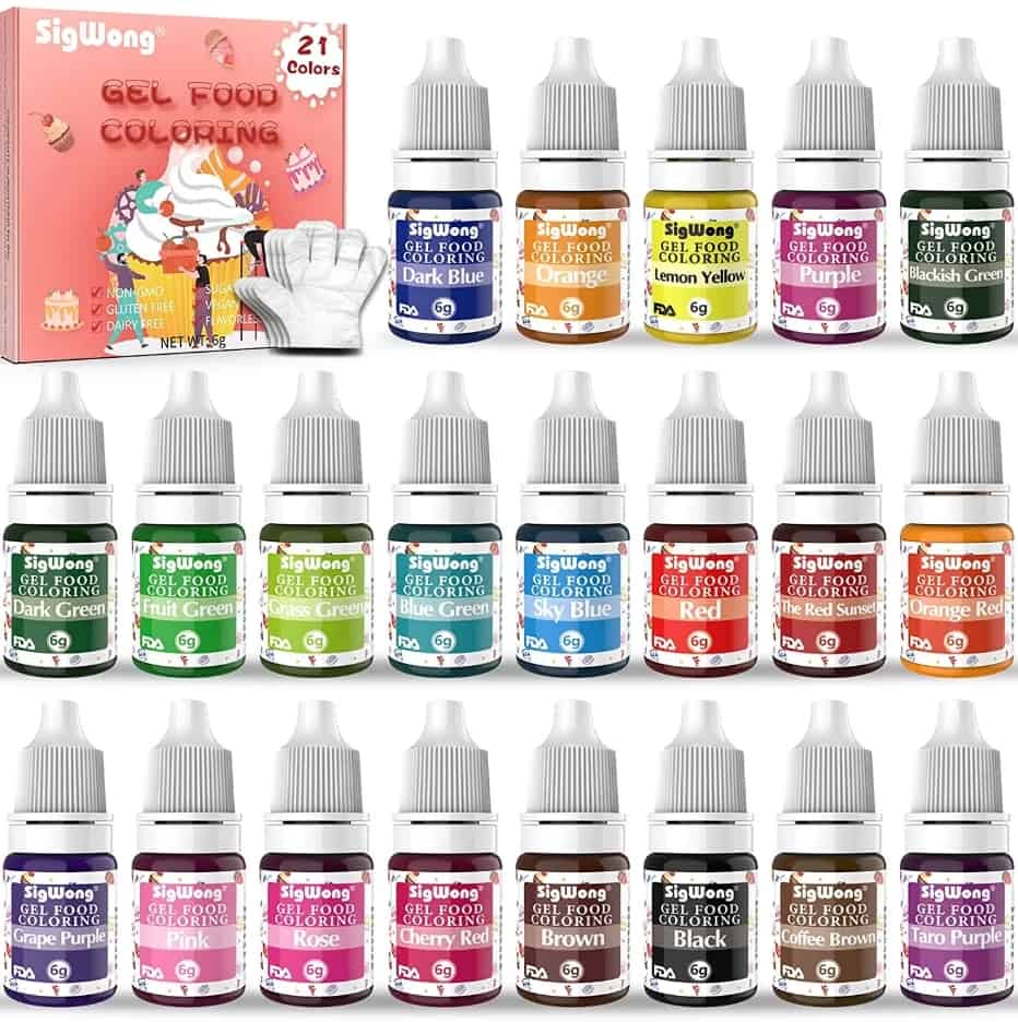 Gel Food Coloring Set