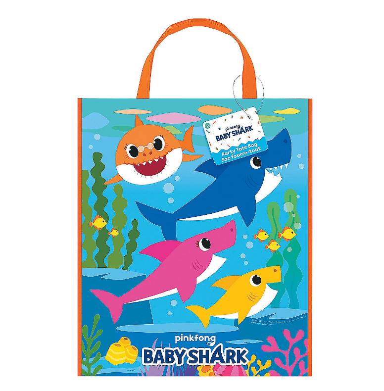 Large Baby Shark Tote Bag