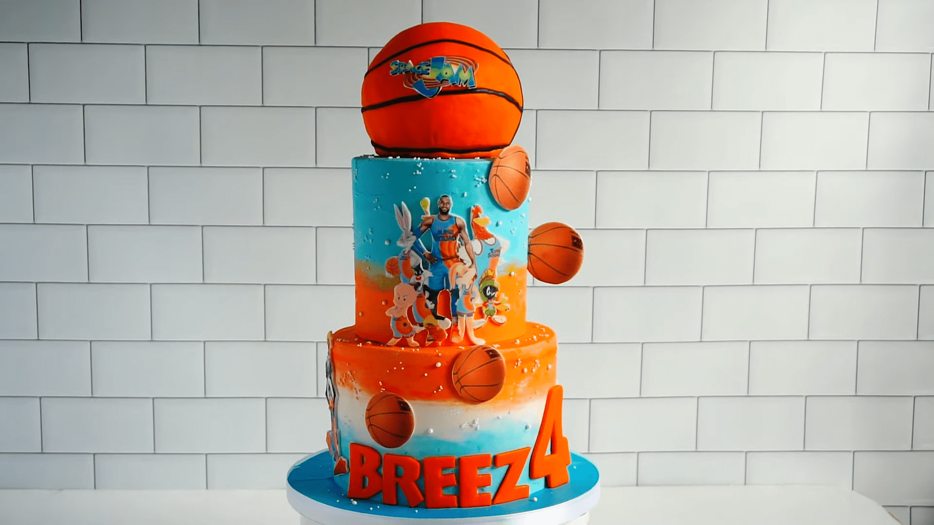 Lebron James Basketball Cake Idea