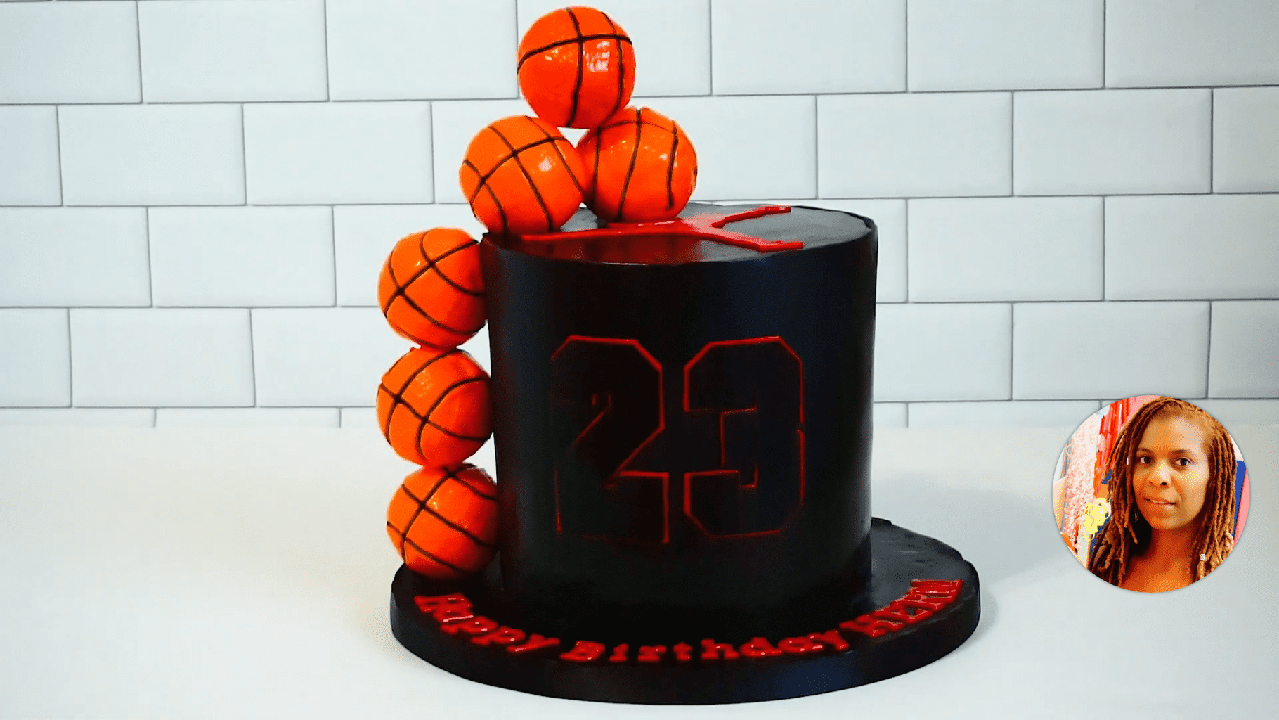 Michael Jordan Basketball Cake Idea