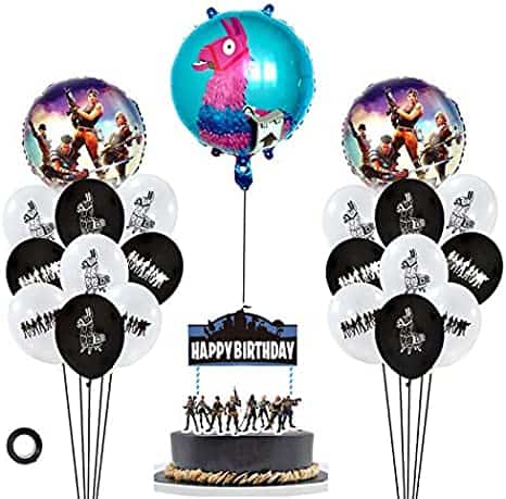 Nelton Video Game Party Supplies Includes Cake Topper