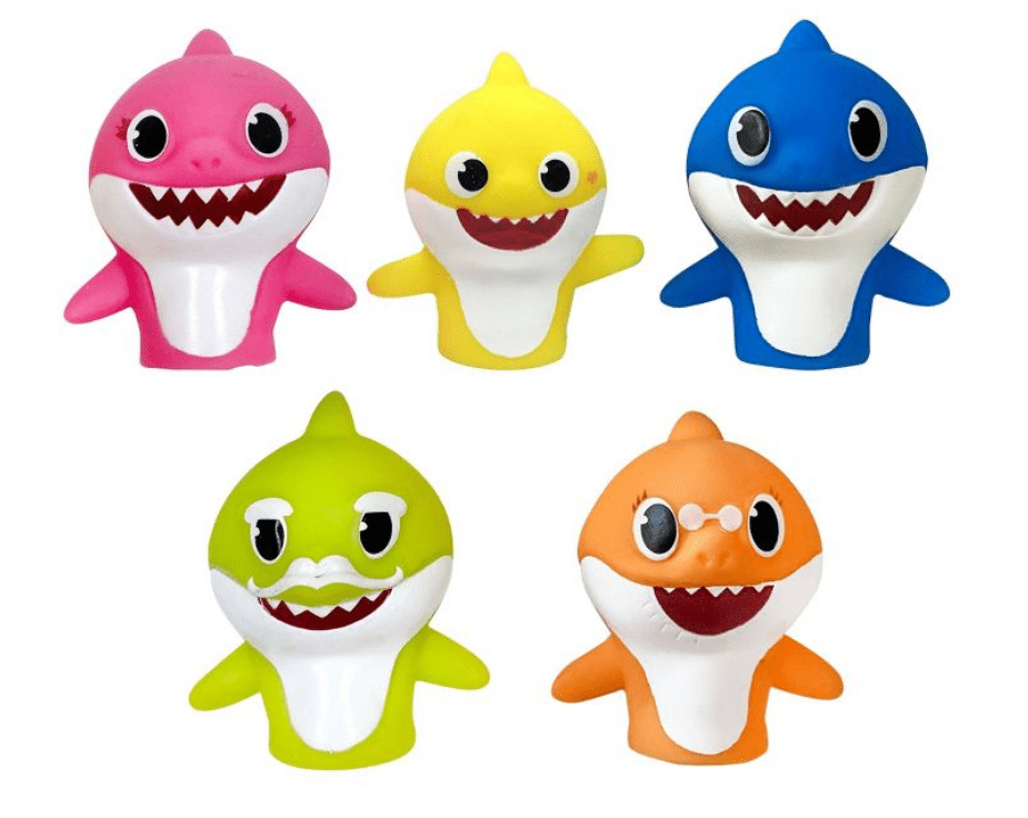 Pinkfong Baby Shark Bath Finger Puppets