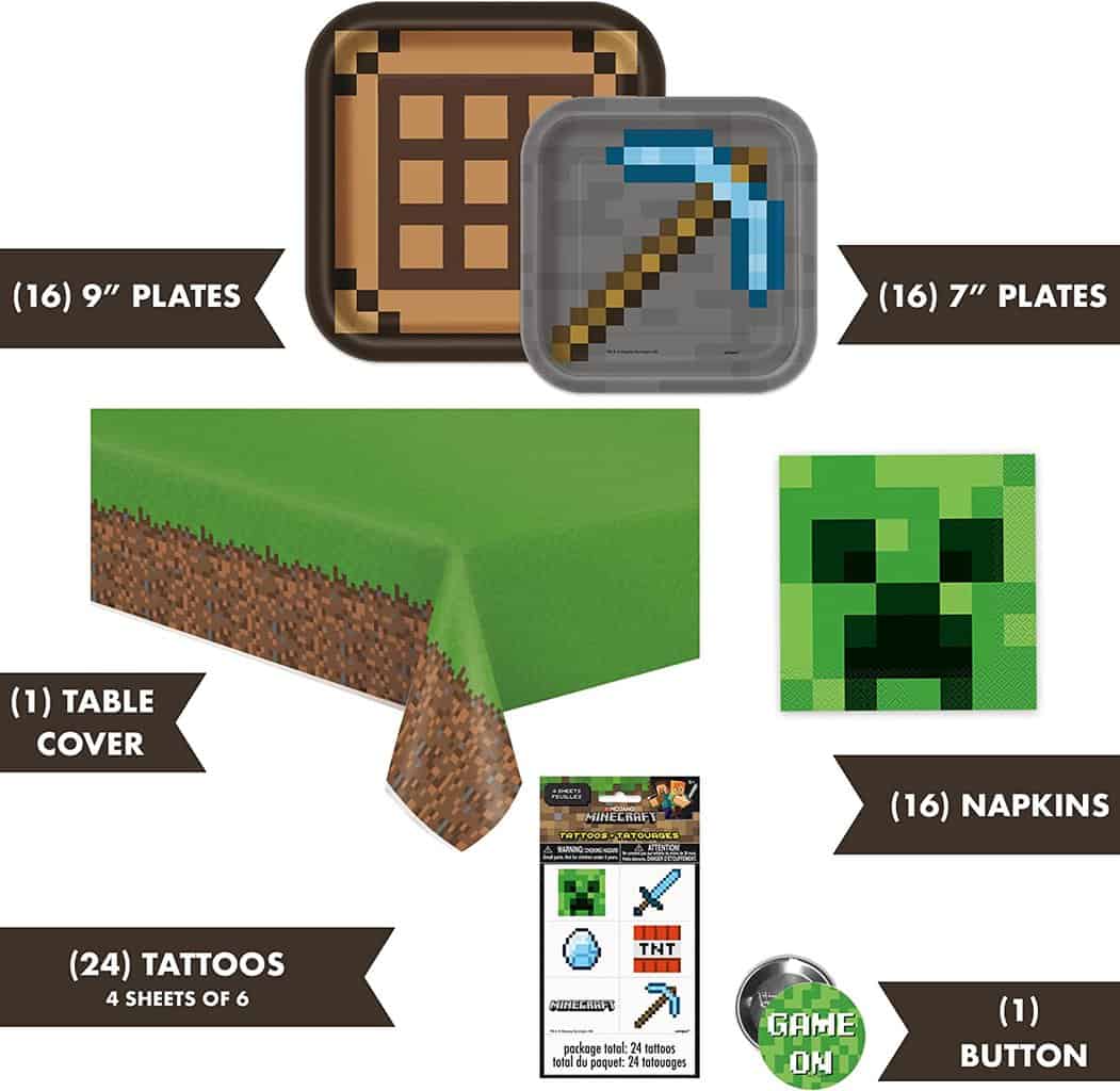 Unique Store Minecraft Party Supplies