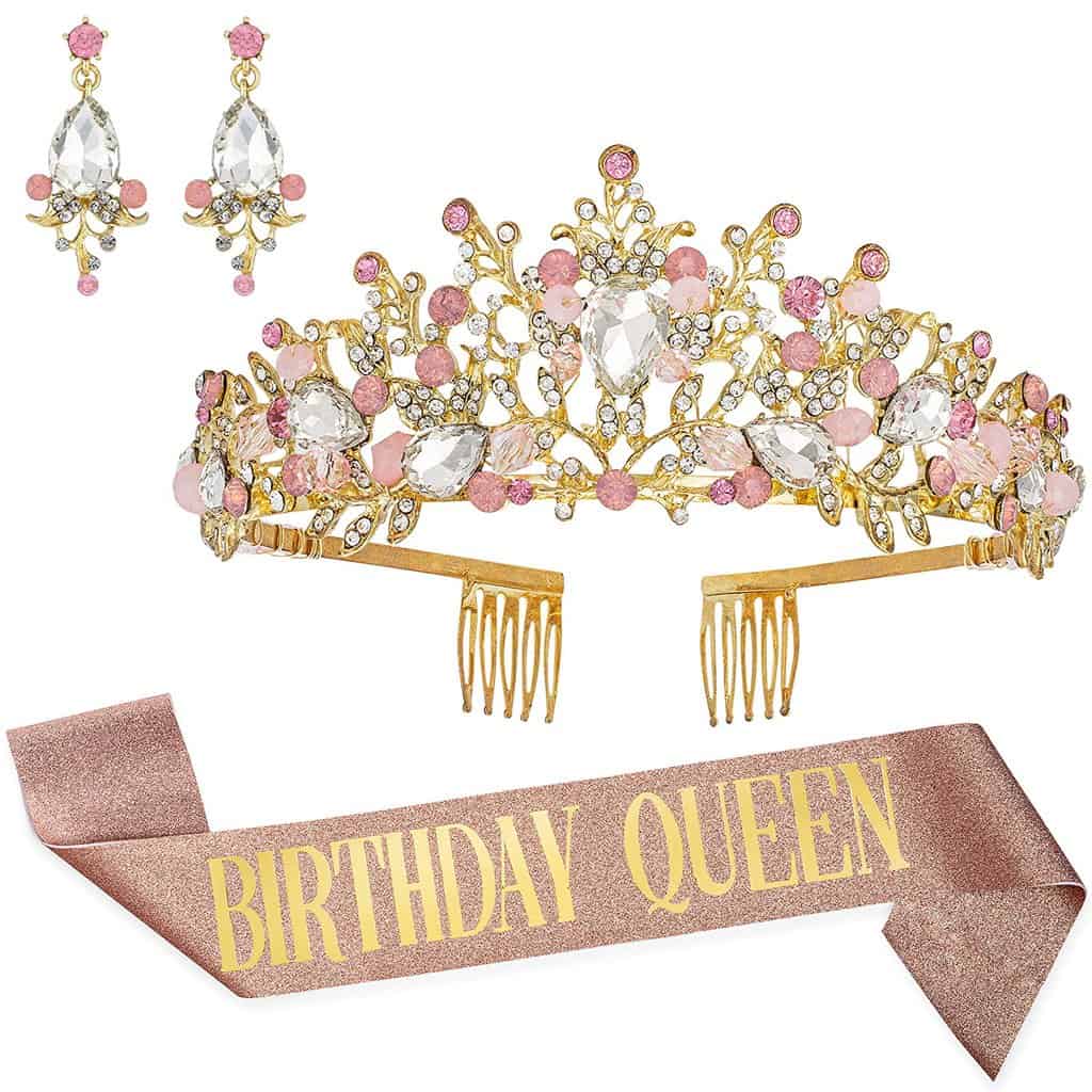 Zipoka Birthday Queen Birthday Sash for Women