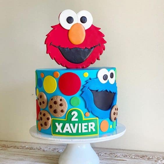 Elmo Cake 