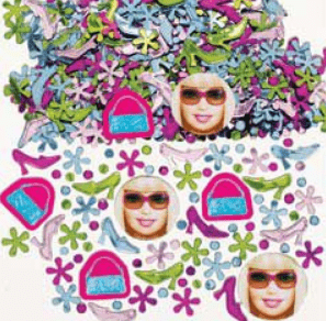 barbie doll confetti