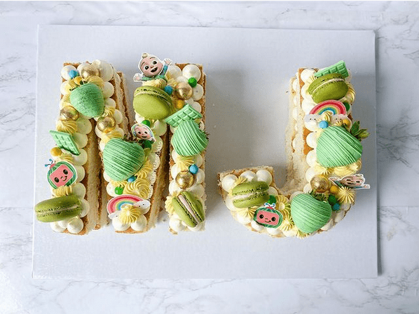 Cocomelon Letter Cake