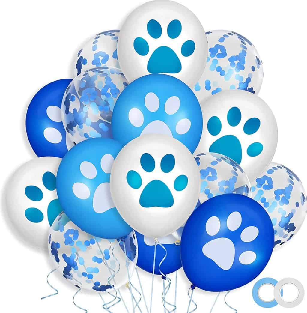 Paw Print Balloons