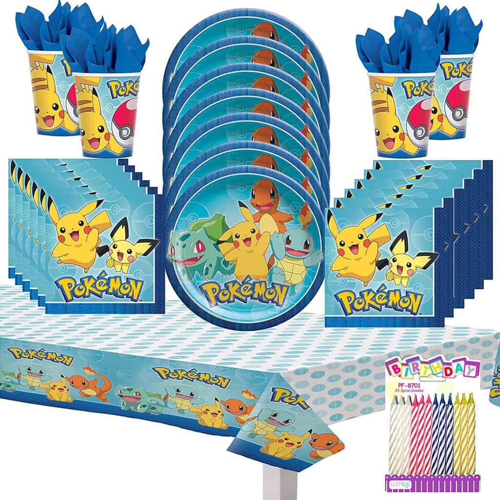 Pokémon Party Supplies Pack - Serves 16