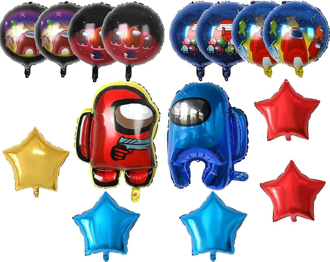 15 Pcs Among Us Party Balloons