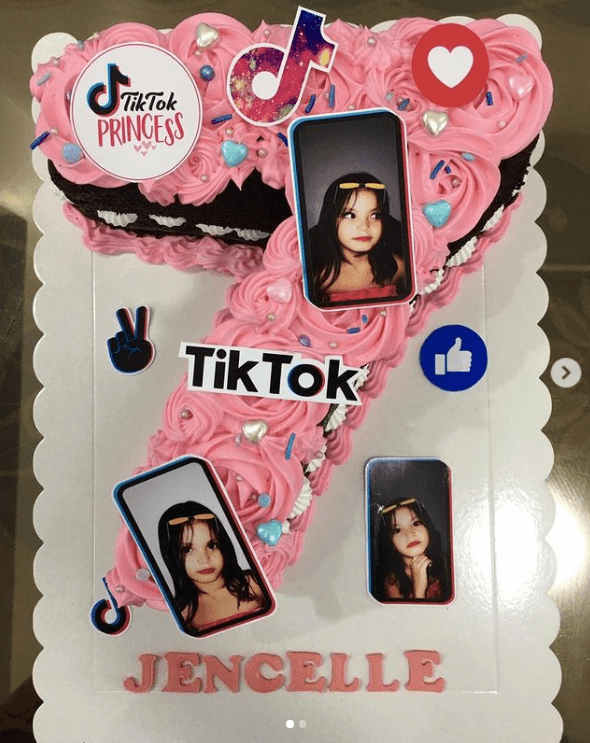 Numbered TikTok Cake Idea