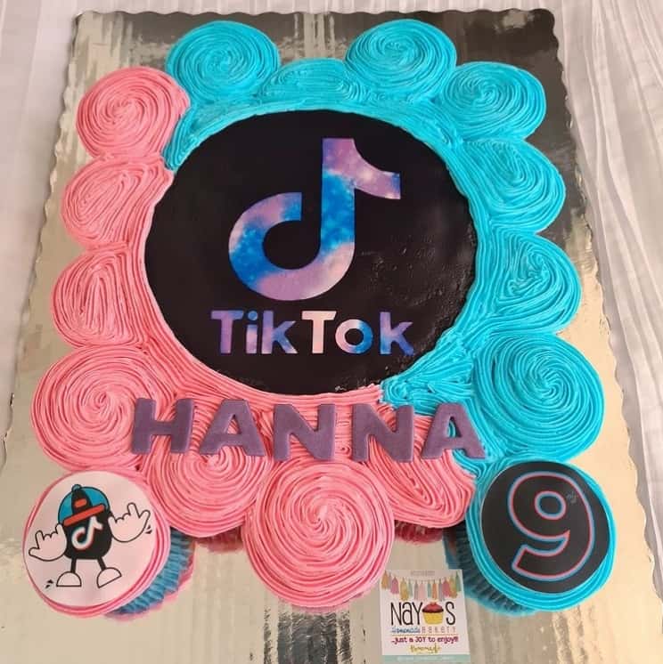 Staged TikTok Cupcake Idea