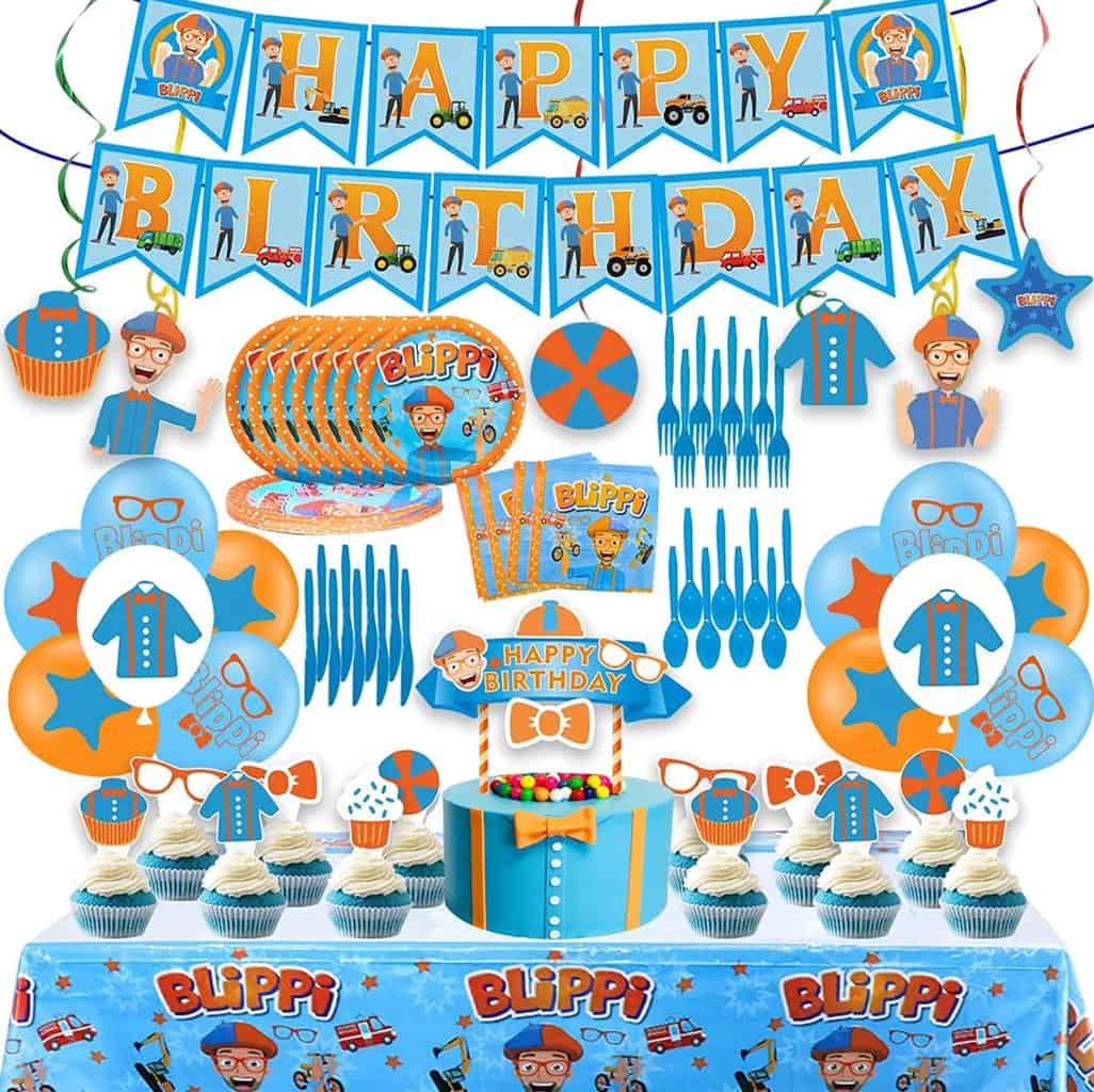 Blippi Table Decor