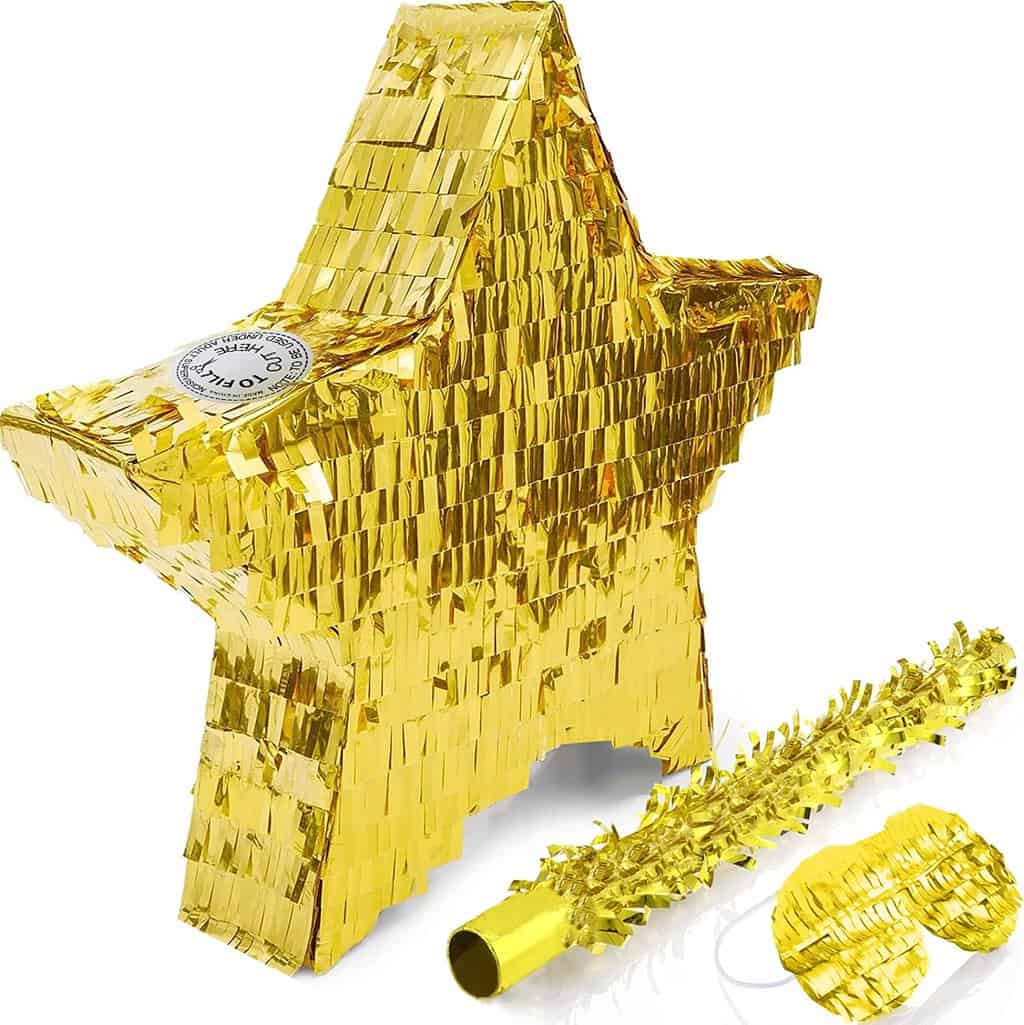 Golden Star Pinata