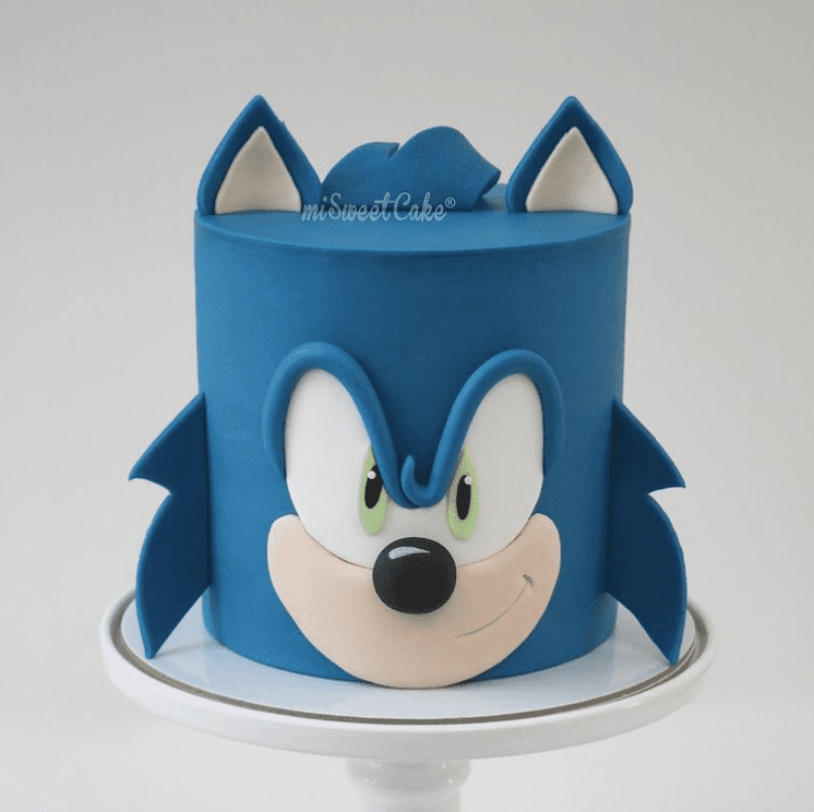 sonic cake idea