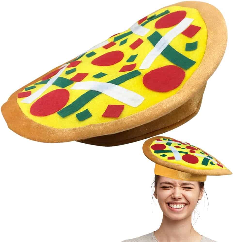 art creativity funny pizza hat