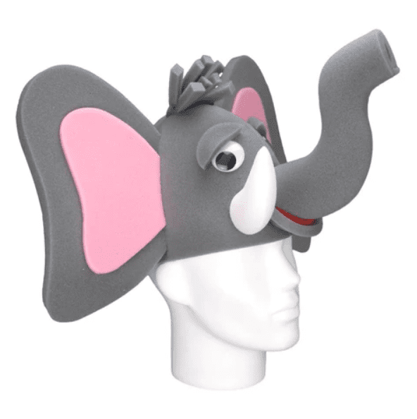 elephant foam party hat